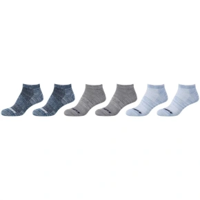 Skechers 6PPK Casual Super Soft Sneaker Socks SK43069-4851 Multicolour 27-30