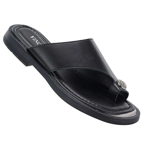 Dámské žabky elegantní černé Vinceza 62307