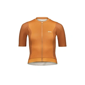 Cyklistické tričko POC W’s Cadence Jersey, hnědé