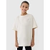 Dívčí tričko oversize, jednobarevné, 4F 4FJWSS25TTSHF1851-12S
