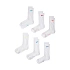 Ponožky Nike Everyday Elevated, 6 párů, bílé, HQ8021 906, velikosti 38–42,5