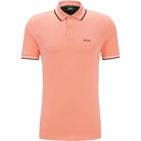 Pánská polokošile BOSS Paul Open Red slim fit červená (50506193-649)