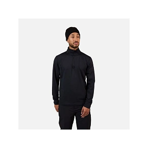 Pánská mikina ROSSIGNOL MID LAYER STRETCH HZ, černá
