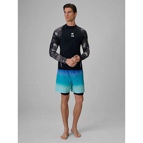 Pánské plážové šortky typu boardshorts s ochranou UPF50+ značky 4F, model 4FRSS26UBDSM257-36S Pánské plážové šortky typu boardshorts s ochranou UPF50+ značky 4F, model 4FRSS26UBDSM257-36S