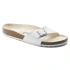 Dámské žabky Birkenstock Madrid Birko-Flor White regular wide (0040731)