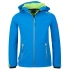 TrollKids Dětská lyžařská bunda Trollfjord Jacket medium blue/green waterproof blue (161-106)