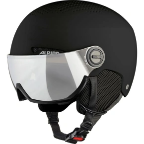 Lyžařská helma ALPINA ARBER VISOR Q LITE BLACK 54-58 (VÝPRODEJ)