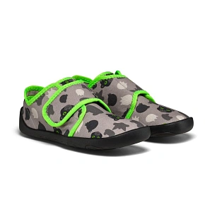 Bavlněné pantofle typu barefoot Affenzahn Movy Panther (01398-80151)