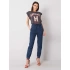 Dámské džíny s vysokým pasem 2882 - RUE PARIS