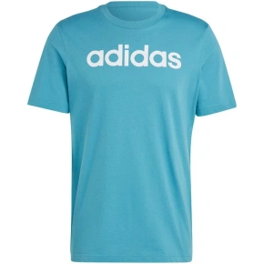 Tričko adidas Essentials Single Jersey Linear s vyšitým logem M IJ8655