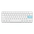 Ducky DKON2061ST Herní klávesnice USB QWERTZ německá bílá