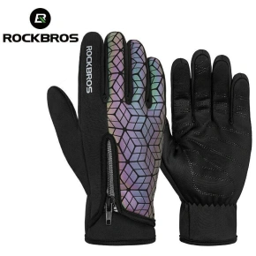 Cyklistické rukavice Rockbros S077-8 black-oil XL
