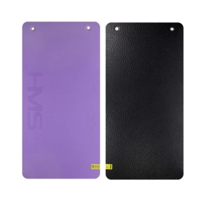 HMS Premium MFK01 Violet Black Club Fitness Mat s otvory