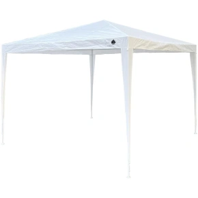 Pavilonový zahradní stan PE 3x3x2,45 m bílý SASKA GARDEN Pavilonový zahradní stan PE 3x3x2,45 m bílý SASKA GARDEN