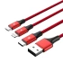 UNITEK USB 3V1NABÍJECÍ KABEL (C,LIGHTNING,MUSB)