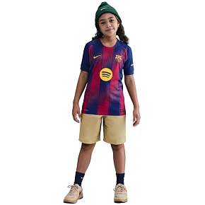 Dětské tričko Nike FC Barcelona 2025/26 Match Home, tmavě modré a vínové, HJ5216 456