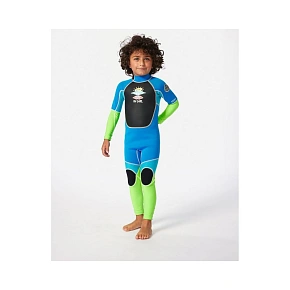 Pěnová plavka RIP CURL Groms Omega Bz Easy On/Off, modrá Pěnová plavka RIP CURL Groms Omega Bz Easy On/Off, modrá