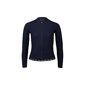Cyklistický dres POC ESSENTIAL ROAD W'S LS – černý