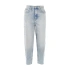 Kalhoty Tommy Jeans Mom Fit Tapered Pants W DW0DW11561