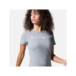 ROSSIGNOL W Logo Rossi Tee šedá