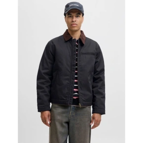 Jack&Jones pilotní bunda JORNORREBRO WORKER JACKET 12282903 BLACK/CORDUROY C