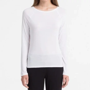 Dámské Tričko s dlouhým rukávem QS5493E - Calvin Klein Dámské Tričko s dlouhým rukávem QS5493E - Calvin Klein