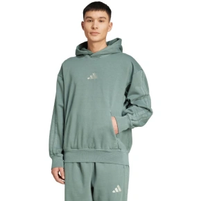 Pánská mikina adidas A SZN W FL HD green JL6538 pánské barvy