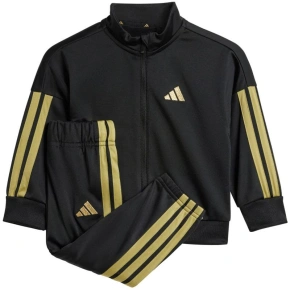 Dětské tepláky Adidas Essentials Climacool černo-zlaté JC8857 Dětské tepláky Adidas Essentials Climacool černo-zlaté JC8857