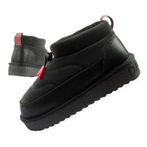 D.Franklin snow boots dámské zimní módní zateplené boty černé dámské