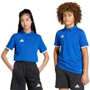 Dětské tričko adidas Entrada 26 Polo modré JZ6625