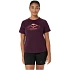 Tričko ASICS Fujitrail Logo SS 2012D432-501, vínové, velikost L