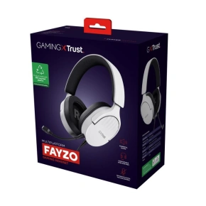 TRUST GXT489W FAYZO HEADSET WHT (25210)