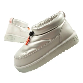 D.Franklin snow boots women winter fashion insulated boots silver dámské