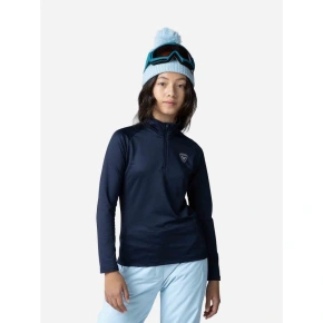 Mikina ROSSIGNOL Girl 1/2 Zip Warm Stretch navy blue