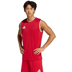 Pánské tričko adidas Entrada 26 Sleeveless Jersey červené KB3932 pánské