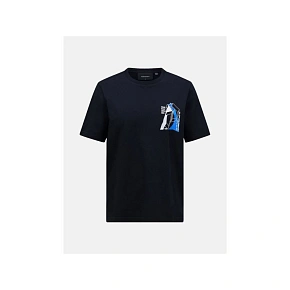 Pánské tričko PEAK PERFORMANCE M Original Graphic Tee, černé Pánské tričko PEAK PERFORMANCE M Original Graphic Tee, černé