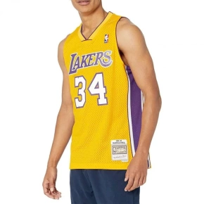 Mitchell & Ness Los Angeles Lakers NBA Swingman Home Jersey Lakers 99 Shaquille O`Neal SMJYGS18179-LALLTGD99SON pánské dresy Mitchell & Ness Los Angeles Lakers NBA Swingman Home Jersey Lakers 99 Shaquille O`Neal SMJYGS18179-LALLTGD99SON pánské dresy