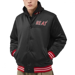 Mitchell & Ness NBA Heavyweight Satin Jacket Miami Heat M OJBF3413-MHEYYPPPBLCK pánské provedení Mitchell & Ness NBA Heavyweight Satin Jacket Miami Heat M OJBF3413-MHEYYPPPBLCK pánské provedení