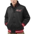 Mitchell & Ness NBA Heavyweight Satin Jacket Miami Heat M OJBF3413-MHEYYPPPBLCK pánské provedení