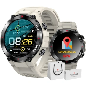 GIEWONT Pioneer GPS smartwatch GW460-3 - Světlý kámen GIEWONT Pioneer GPS smartwatch GW460-3 - Světlý kámen