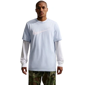 Pánské tričko Nike Nsw Tee Icon Swoosh modré DC5094 408 pánské Pánské tričko Nike Nsw Tee Icon Swoosh modré DC5094 408 pánské