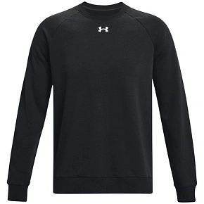 Pánská mikina Under Armour Rival Fleece Crew, černá, 1379755 001 Pánská mikina Under Armour Rival Fleece Crew, černá, 1379755 001
