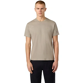 Pánské tričko Champion SS Tee beige 220278 ES035 pánské Pánské tričko Champion SS Tee beige 220278 ES035 pánské