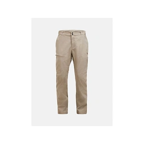 Pánské kalhoty Peak Performance M Iconiq Pants, barva béžová Pánské kalhoty Peak Performance M Iconiq Pants, barva béžová