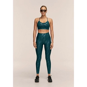 Dámské tréninkové legíny CASALL Heat Printed High Waist Tights, šedé