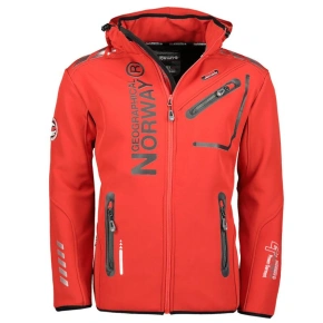 Geographgical Norway softshellová bunda Royaute ASSOR A MEN 068 M WW1973H/GN/Red / Black pánské