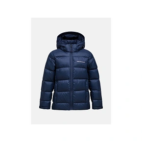 Bunda PEAK PERFORMANCE Jr Frost Down Puffer Jacket, tmavě modrá Bunda PEAK PERFORMANCE Jr Frost Down Puffer Jacket, tmavě modrá