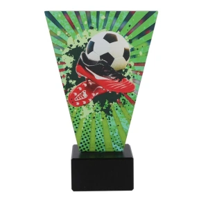Skleněná fotbalová trofej Triumph