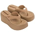 Ipanema boty dámské žabky Solaris platform beige dámské