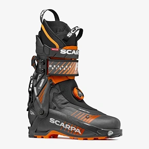 Ski-touringové boty Scarpa F1 LT – karbon/oranžová
